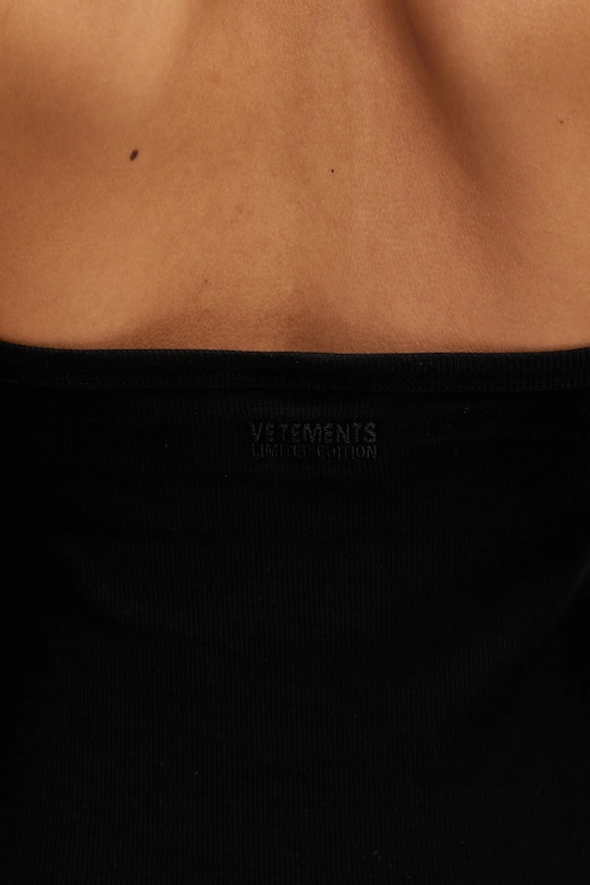 VETEMENTS dress Halter black WE76DR523B