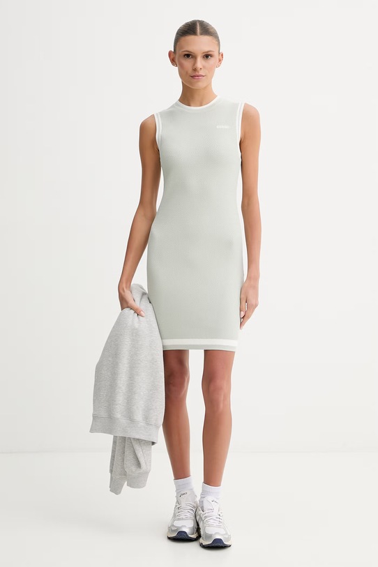 Guess sukienka GABRY V6GK04.Z0648 zielony SS26