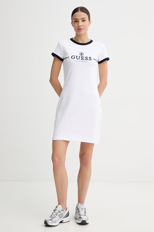 Guess šaty MILA V6GK05.K2988 bílá SS26