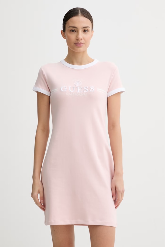 Guess šaty MILA růžová V6GK05.K2988