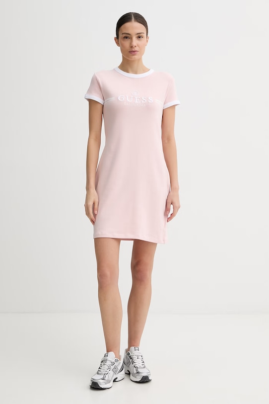 Guess šaty MILA V6GK05.K2988 růžová SS26