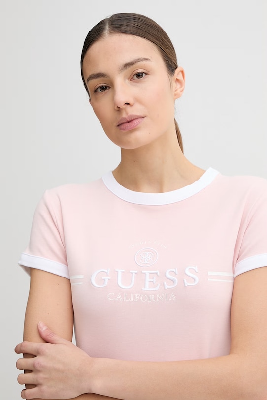 Guess šaty MILA růžová V6GK05.K2988