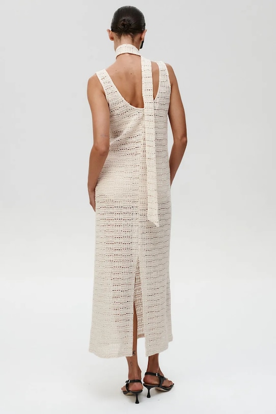 Undress Code sukienka letnia bawełniana Utopia Dress 1183 beżowy SS26