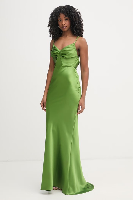 Elisabetta Franchi sukienka ABR3362E2 zielony SS26