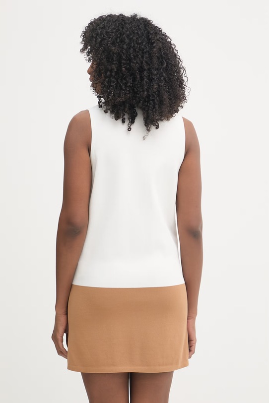 Odzież Elisabetta Franchi sukienka z wiskozy AM31B62E2 beżowy