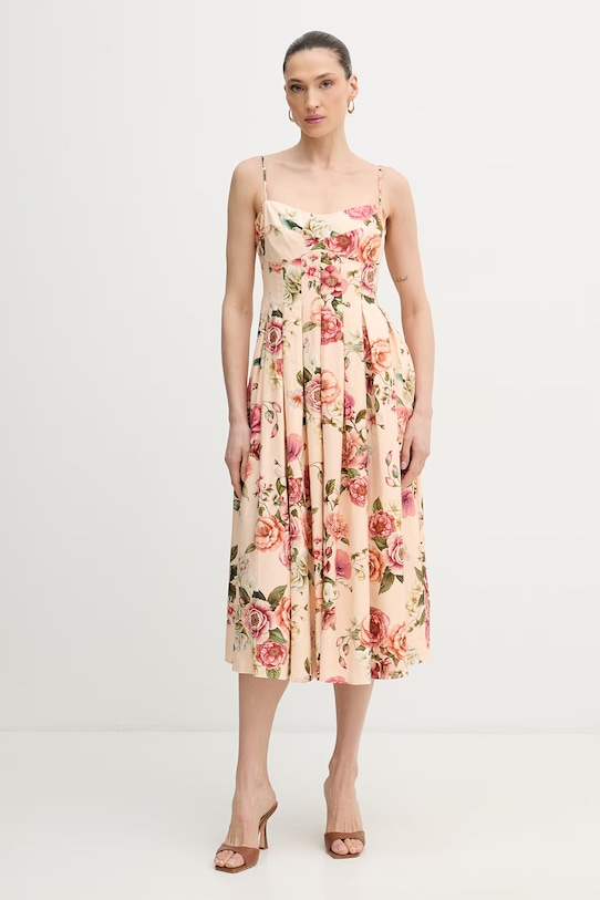 Guess sukienka BRIA beżowy W6GKAF.W2558