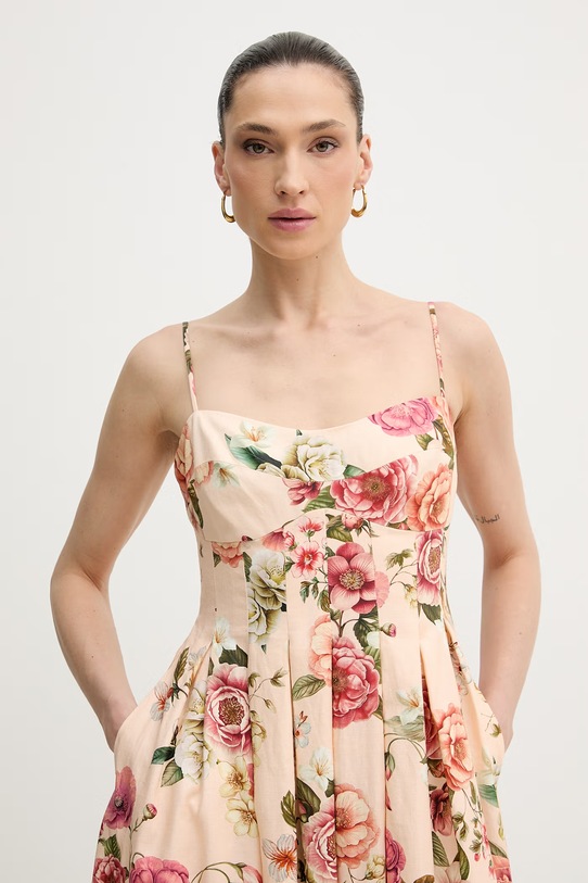 Guess sukienka BRIA beżowy W6GKAF.W2558