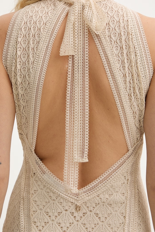 Guess sukienka NEW LIZA W6GKAS.K4219 beżowy