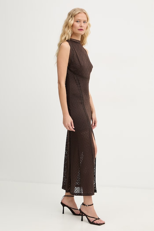 Guess φόρεμα NEW LIZA W6GKAS.K4219 καφέ SS26