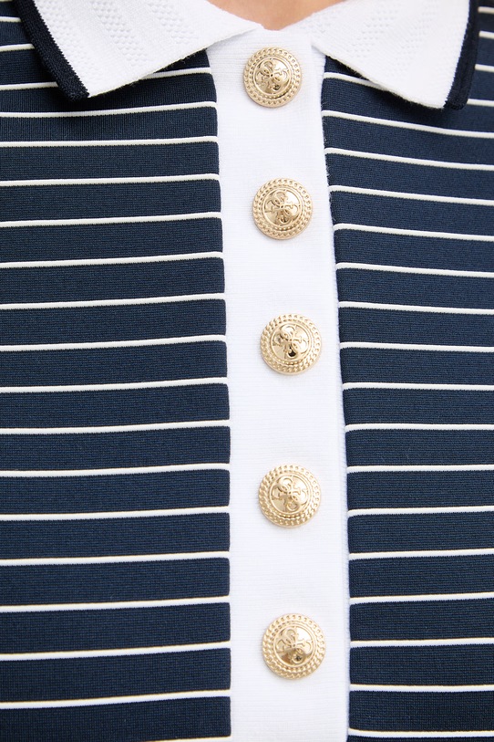 Guess sukienka z wiskozy ALPHONSINE W6GK14.K2948 granatowy