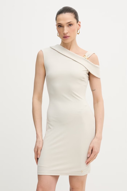 Guess sukienka BRIGITTE beżowy W6GK23.K3017