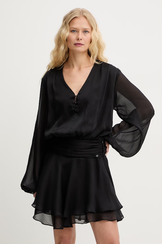 Guess haljina MAGALI crna W6GK46.W1931