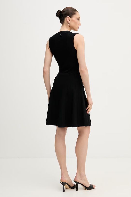 Oblečenie Guess šaty AMBER W6GK53.Z0658 čierna