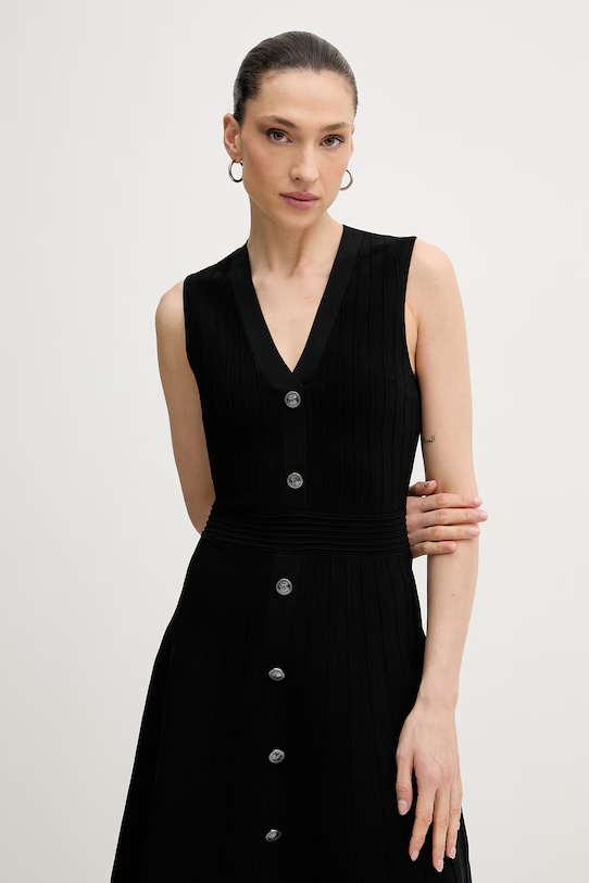 Guess šaty AMBER čierna W6GK53.Z0658