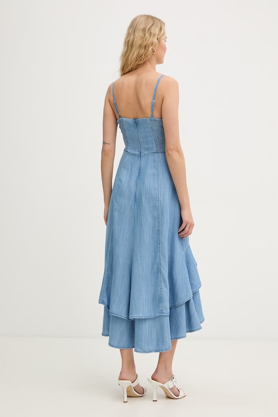 Guess sukienka letnia jeansowa MARINA W6GK89.D0908 niebieski SS26