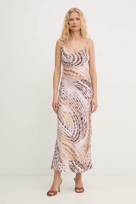 Guess rochie lenjerie intimă cu vâscoză AKILINA bej W6GK94.W2266