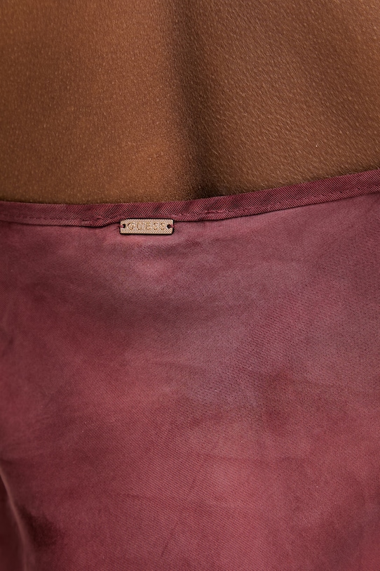 Guess rochie lenjerie intimă cu vâscoză AKILINA W6GK94.W2266 burgundia