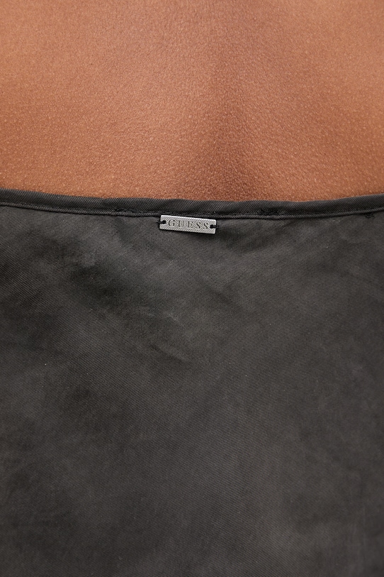 Guess šaty ve stylu spodničky s viskózou AKILINA W6GK94.W2266 černá