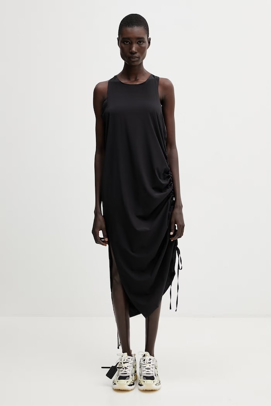 Y-3 RACER DRESS sukienka gładka czarny KD1482