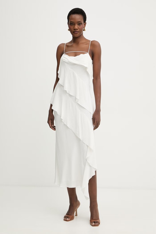 Patrizia Pepe sukienka 2A3020.A739 biały SS26