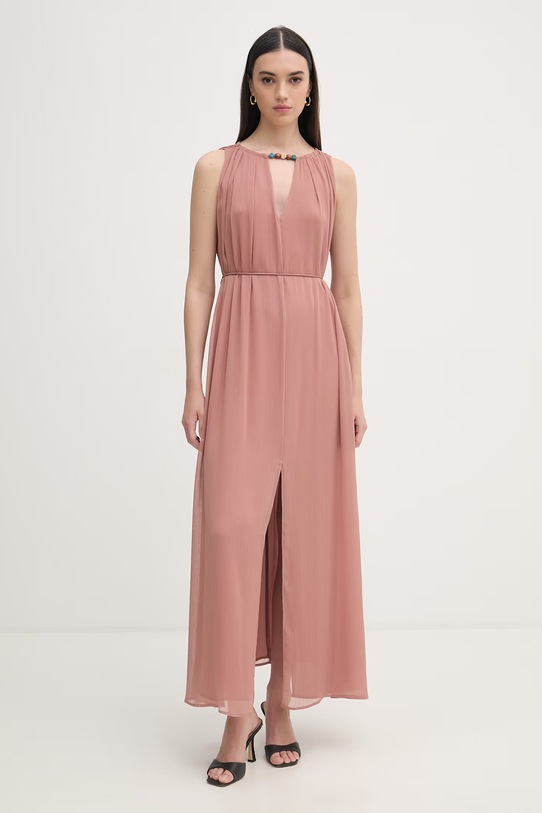 Patrizia Pepe sukienka brązowy 2A3024.A764