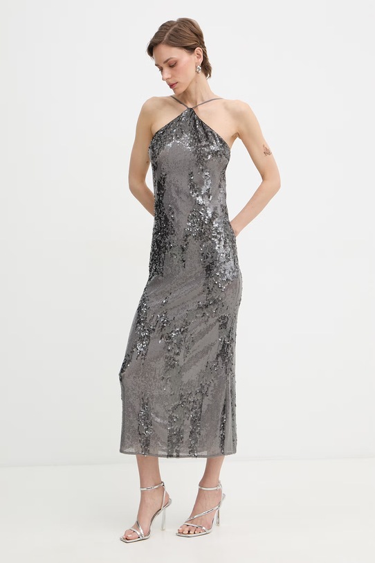 Patrizia Pepe sukienka szary 2A3039.J422