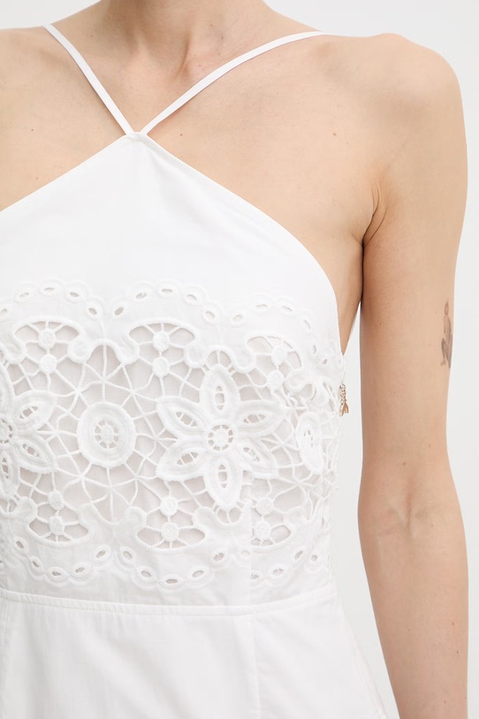 Patrizia Pepe sukienka letnia bawełniana 2A3069.A773 biały