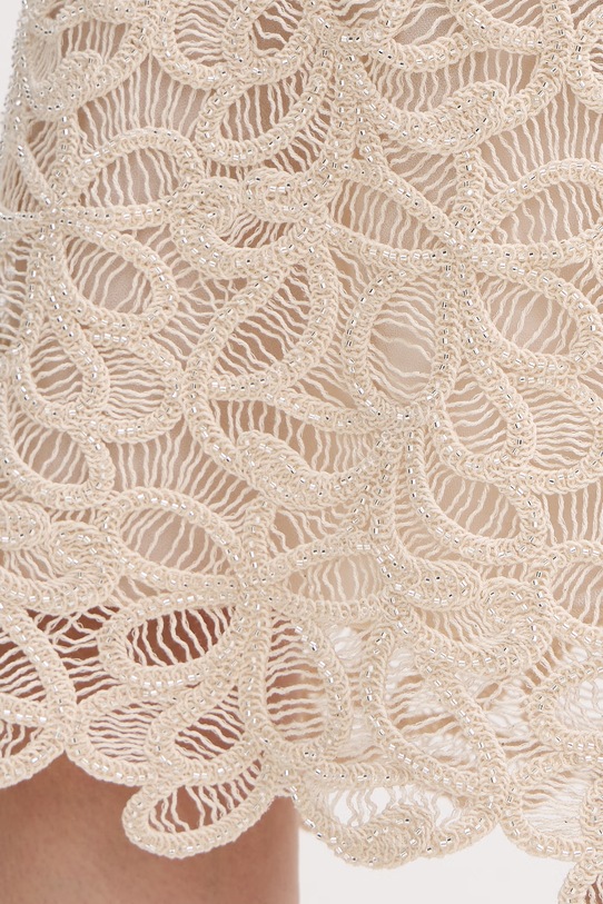 Patrizia Pepe sukienka bawełniana 2A3074.A774 beżowy