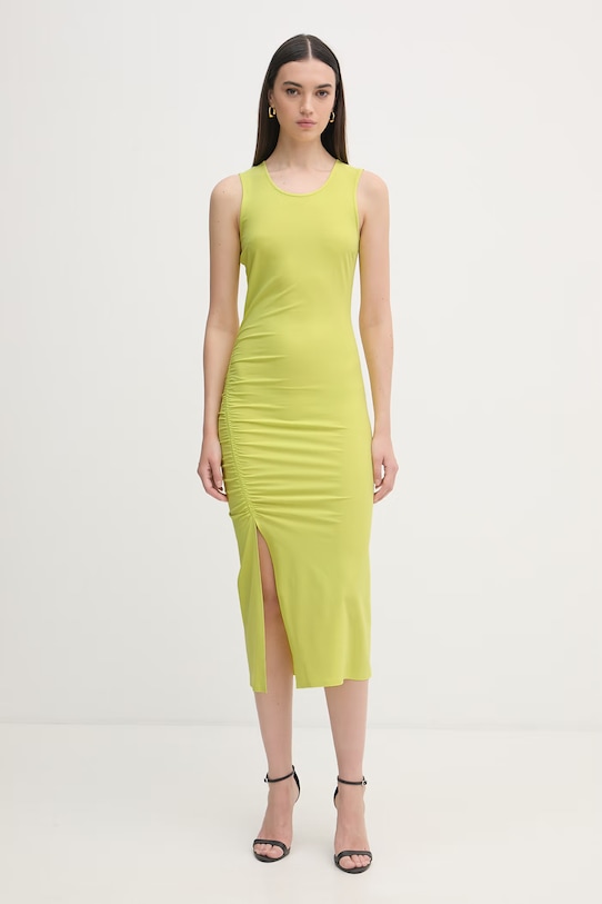 Patrizia Pepe malé čierne šaty žltá 2A3081.JZ26