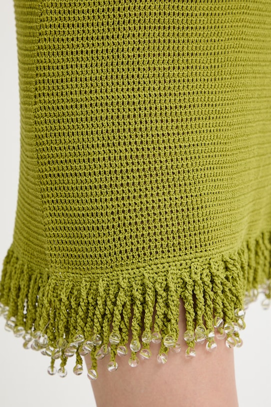 Patrizia Pepe bavlnené šaty 2A3095.K337 zelená