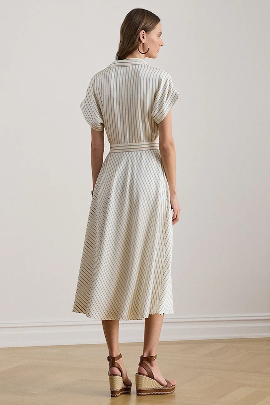 Lauren Ralph Lauren rochie 200P08876 bej SS26