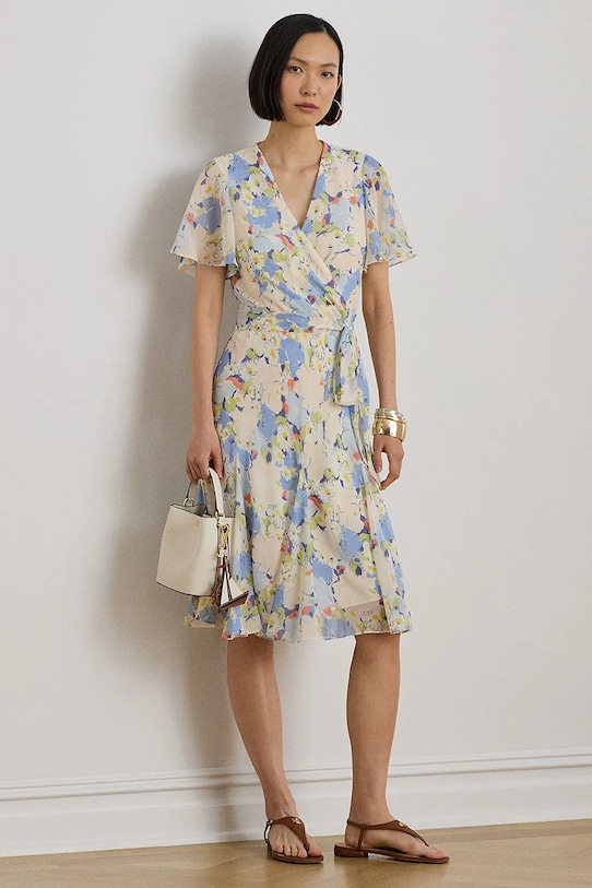 Lauren Ralph Lauren obleka bež 200P13607