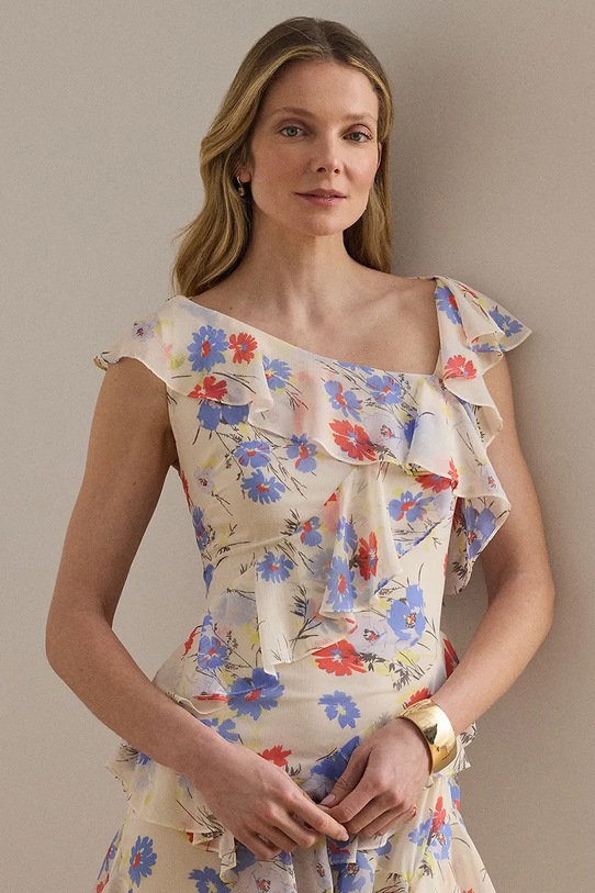 Дрехи Lauren Ralph Lauren Рокля 253P08755 бежов