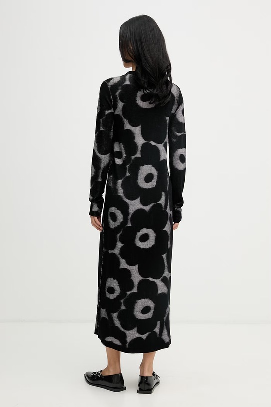 Oblečenie Marimekko šaty s vlnou 095020 čierna
