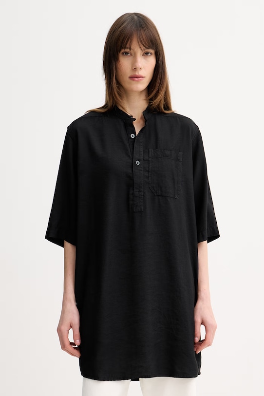 G-Star sukienka z wiskozy Shirt dress czarny D28402.E393
