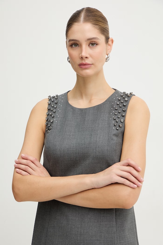 MAX&Co. ruha gyapjúkeverékből MCOUGOLA szürke 2616221071200