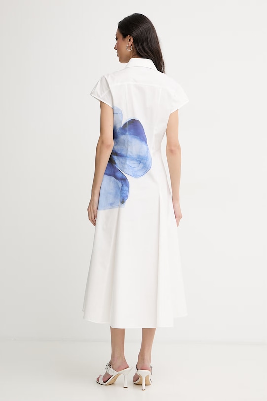 Îmbrăcăminte Max&Co. rochie de vară din bumbac MCOGIORNO 2616221064200 alb