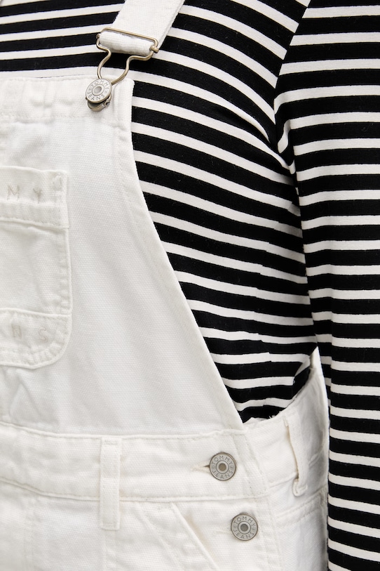 Tommy Jeans sukienka jeansowa DW0DW22002 biały