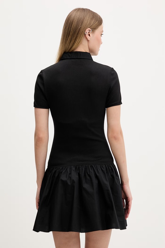 Oblečenie Tommy Jeans šaty s bavlnou DW0DW22331 čierna