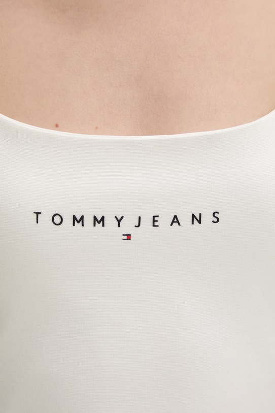 Tommy Jeans sukienka z wiskozą DW0DW22338 biały