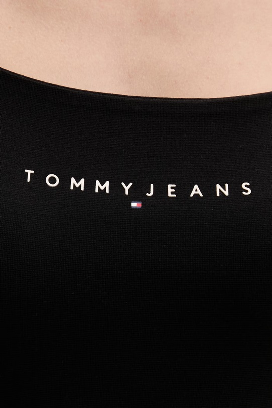 Tommy Jeans šaty s viskózou DW0DW22338 černá