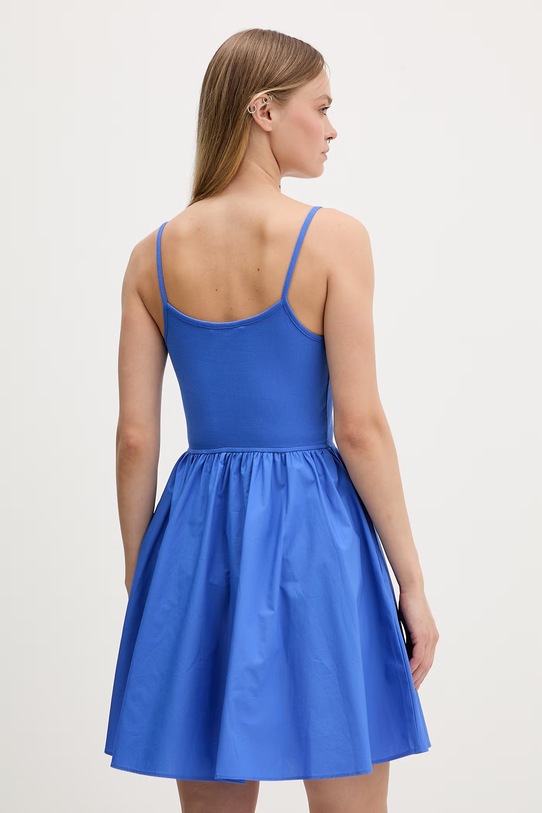 Oblečenie Tommy Jeans Šaty s rozšíreným strihom s bavlnou DW0DW22352 fialová