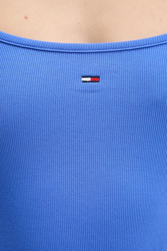 Tommy Jeans Šaty s rozšíreným strihom s bavlnou DW0DW22352 fialová