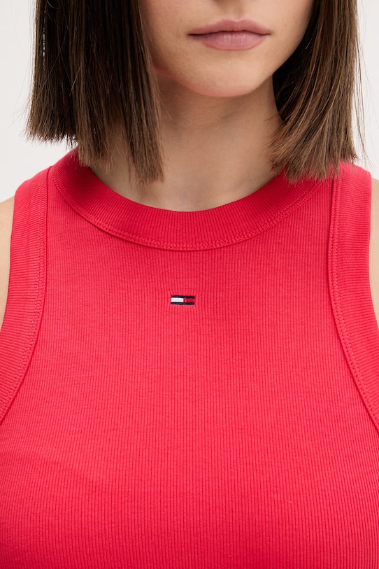 Tommy Jeans sukienka letnia bawełniana z elastanem DW0DW22593