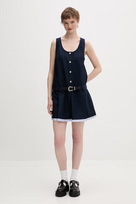 Tommy Jeans sukienka DW0DW22759 granatowy SS26