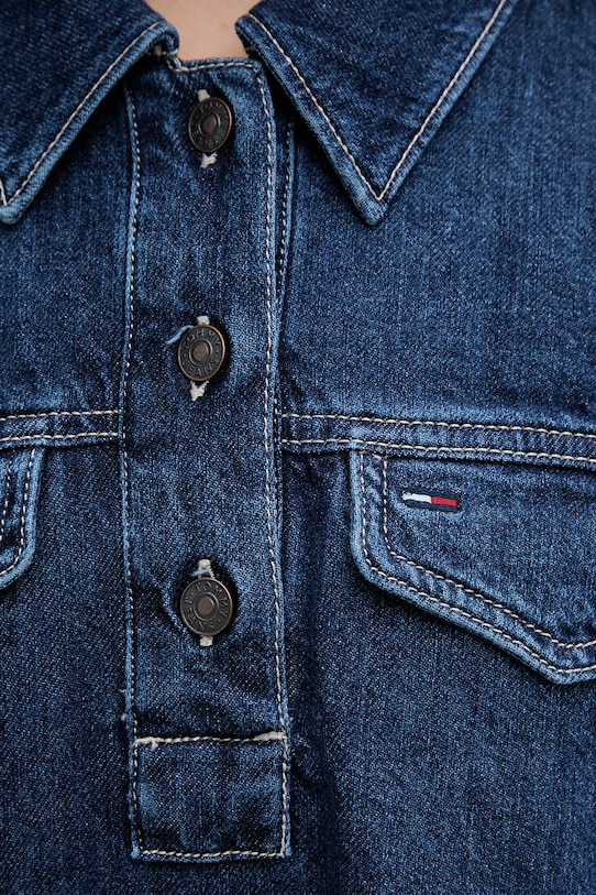 Tommy Jeans sukienka jeansowa DW0DW22989 niebieski