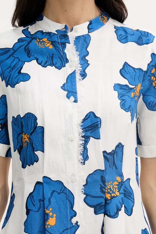 Tommy Hilfiger haljina A-kroja s lanom WW0WW48948 bijela