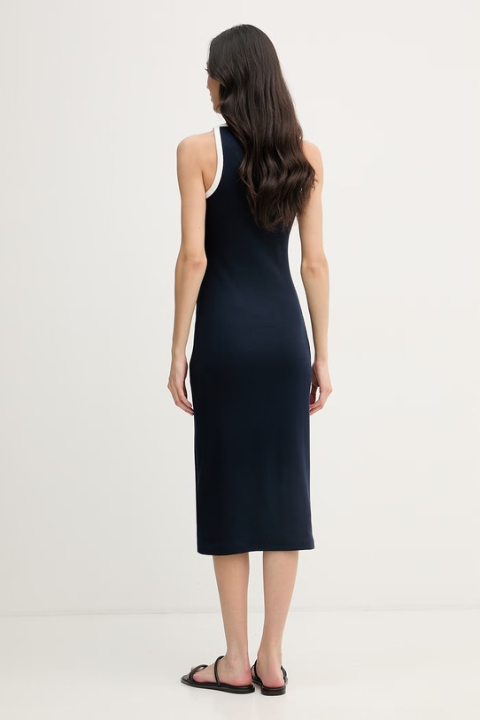 Odjeća Tommy Hilfiger haljina s pamukom WW0WW48740 mornarsko plava