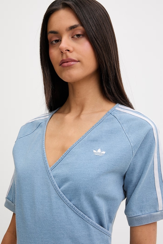 adidas Originals letné šaty bavlnené modrá KZ5056