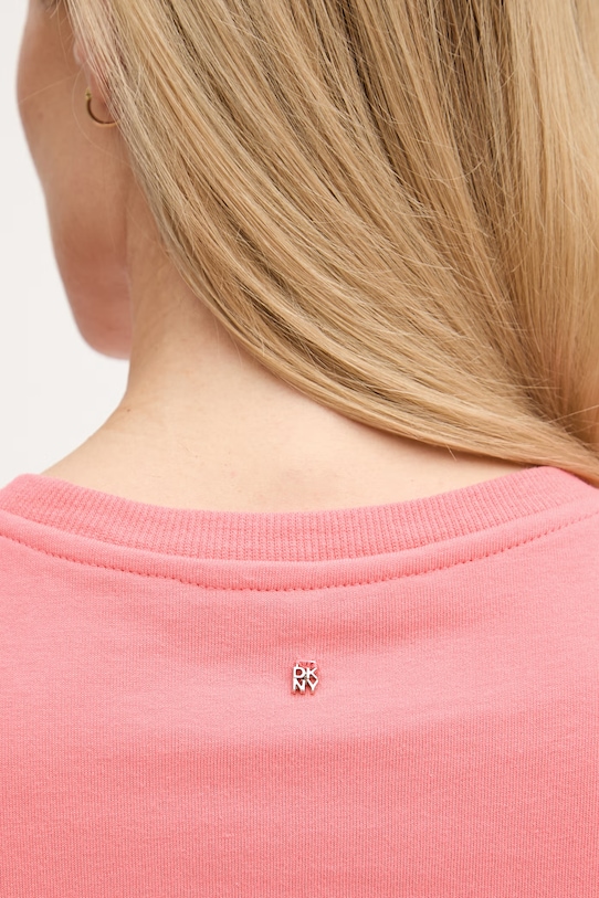 Bavlnené šaty Dkny DJ6D9175 oranžová